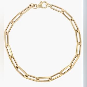 14k Gold Oval Link Bracelet by Bony Levy